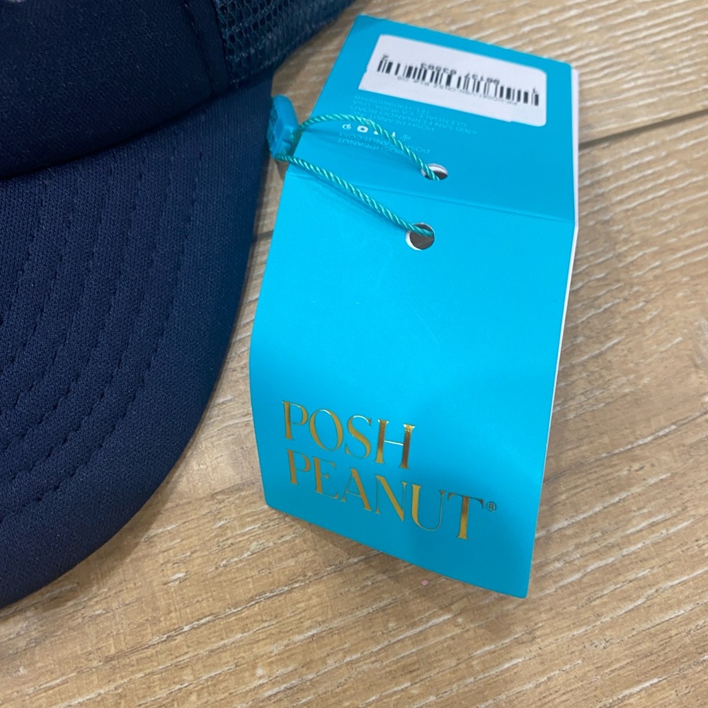 Posh Peanut White and Navy Cap - Picture 3 of 3